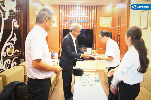 Chủ tịch Nghiệp đoàn Suzurigaoka, Nhật Bản thăm và làm việc tại LETCO