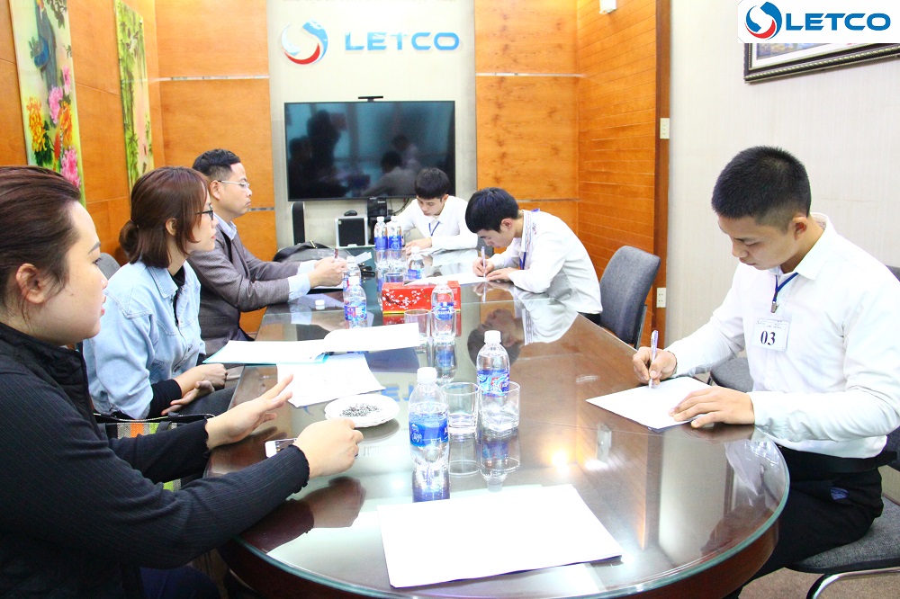 Bài thi kỹ năng tại công ty LETCO