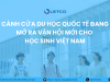 CÁNH CỬA DU HỌC QUỐC TẾ ĐANG MỞ RA VẬN HỘI MỚI CHO HỌC SINH VIỆT NAM