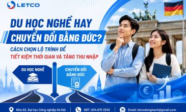 DU HỌC NGHỀ HAY CHUYỂN ĐỔI BẰNG ĐỨC? CÁCH CHỌN LỘ TRÌNH ĐỂ TIẾT KIỆM THỜI GIAN VÀ TĂNG THU NHẬP 