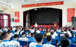 Công ty LETCO tổ chức Ký hợp đồng cho 55 TTS trúng tuyển. Công ty LETCO tổ chức Ký hợp đồng cho 55 TTS trúng tuyển.