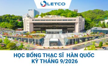 NHẬN BẰNG THẠC SĨ HÀN QUỐC – SĂN HỌC BỔNG DU HỌC CÙNG LETCO