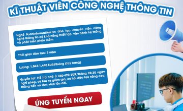 TOP CÁC NGÀNH NGHỀ HOT KHI THAM GIA CHƯƠNG TRÌNH “DU HỌC CHUYỂN ĐỔI VÀ CÔNG NHẬN BẰNG” TẠI CHLB ĐỨC