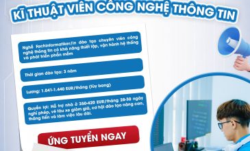 TOP CÁC NGÀNH NGHỀ HOT KHI THAM GIA CHƯƠNG TRÌNH “DU HỌC CHUYỂN ĐỔI VÀ CÔNG NHẬN BẰNG” TẠI CHLB ĐỨC