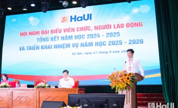 Năm học mới 2025-2026, HaUI đặt mục tiêu đột phá phát triển giáo dục đào tạo trong giai đoạn mới Năm học mới 2025-2026, HaUI đặt mục tiêu đột phá phát triển giáo dục đào tạo trong giai đoạn mới